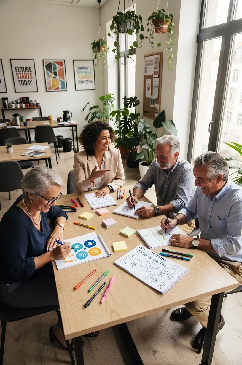 Professional team collaboration